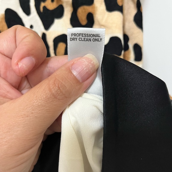 NWT Cache Silk Blend Knit Dress Size 2 Animal Print Bodycon. - Picture 14 of 14